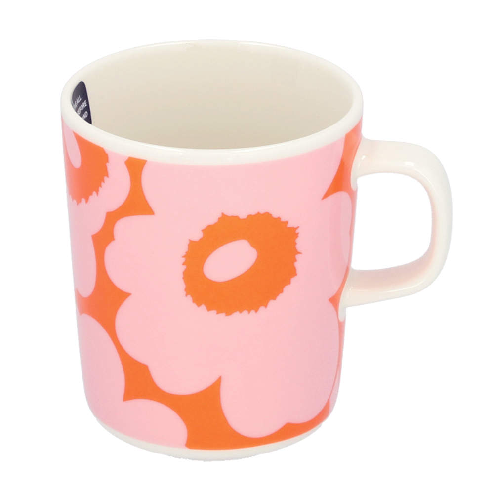 Marimekko マリメッコ Unikko ウニッコ マグ マグカップ 250ml ピンク×オレンジ