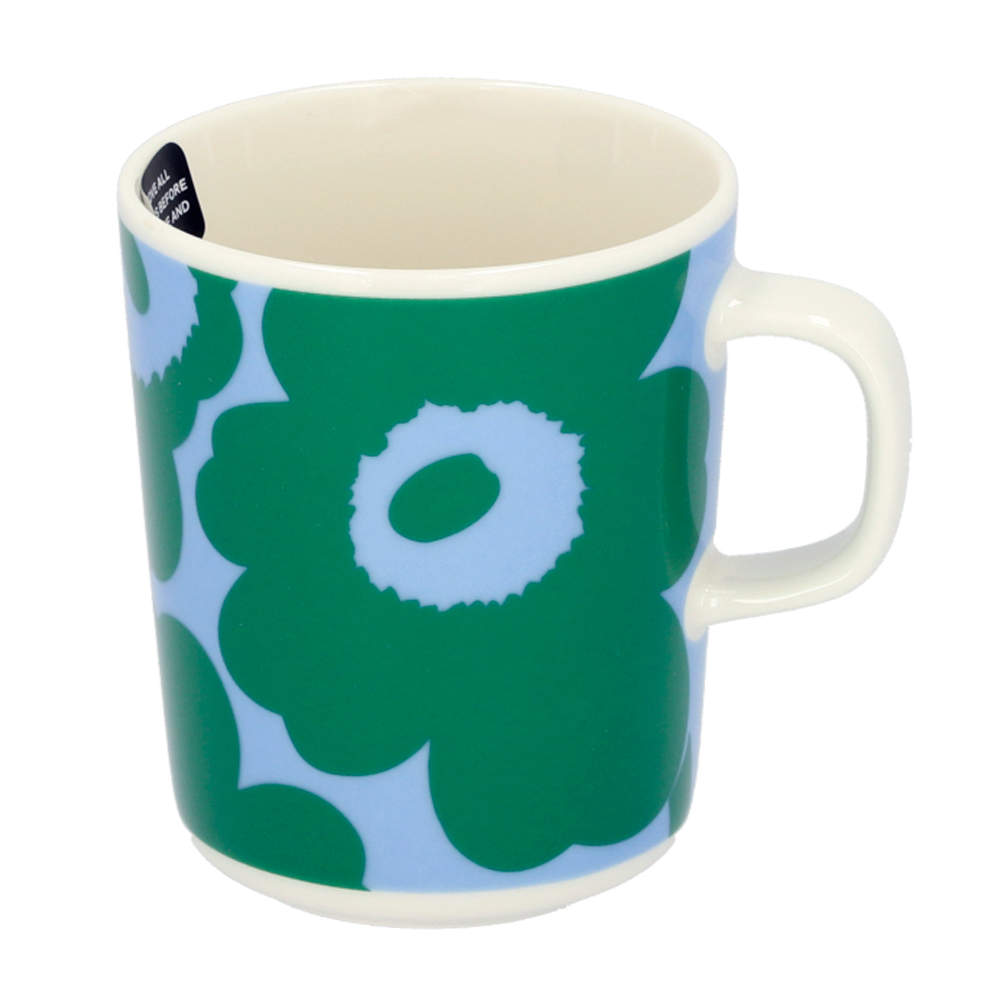 Marimekko マリメッコ Unikko ウニッコ マグ マグカップ 250ml グリーン×ライトブルー