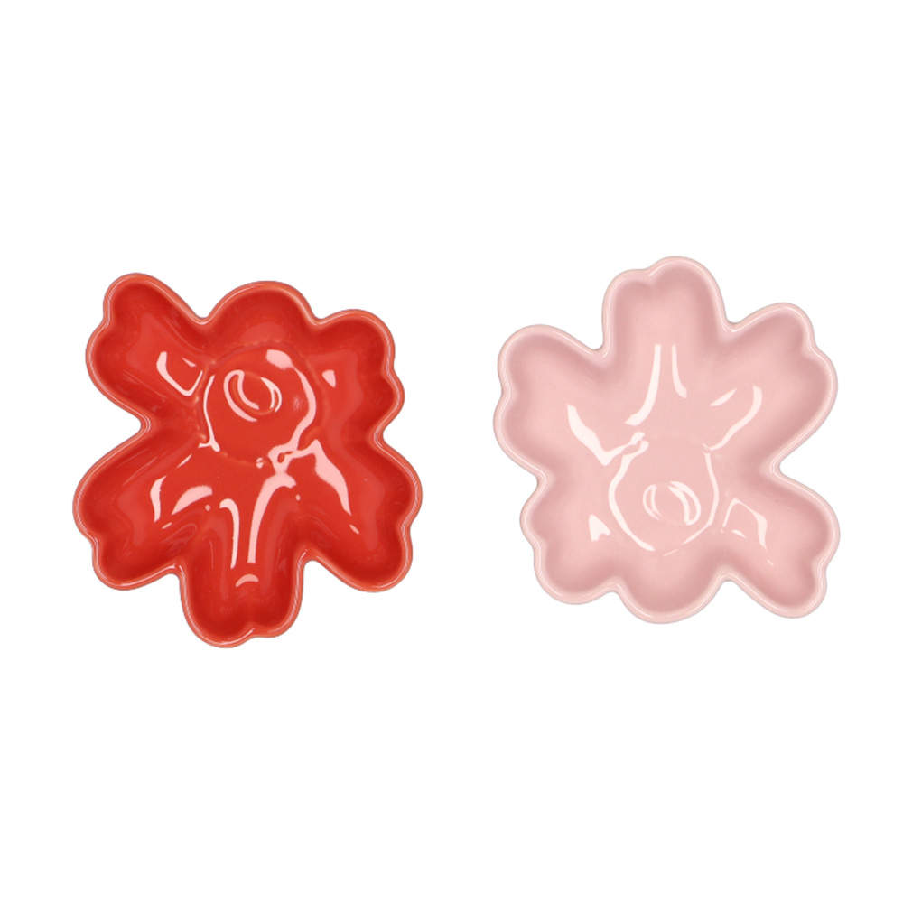 Marimekko マリメッコ Unikko ウニッコ ボウル 11cm 2個セット ピンク オレンジレッド