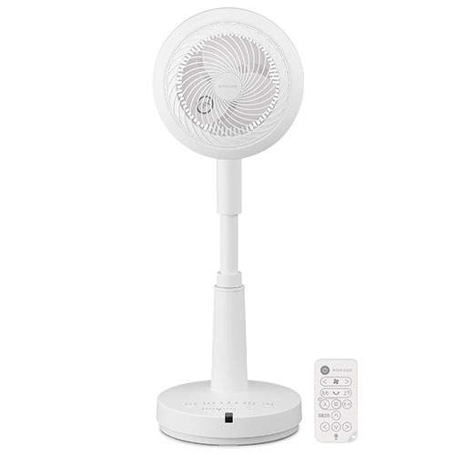 アイリスオーヤマ サーキュレーター扇風機 DCモーター 左右首振り 28畳 ホワイト STF-SDC15TEC-W