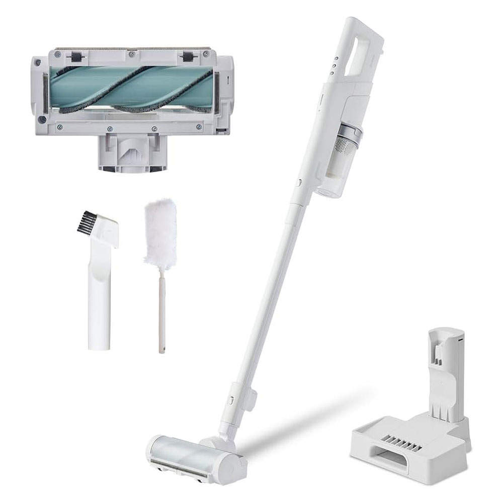 アイリスオーヤマ 掃除機 充電式サイクロンスティッククリーナー SUUZE ホワイト SCD-210P-W