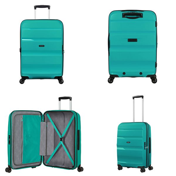 Samsonite スーツケース American Tourister Bon Air DLX アメリカンツーリスター ボン エアー DLX 66cm EXP ディープターコイズ