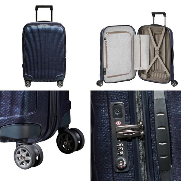 Samsonite スーツケース C-LITE Spinner シーライト スピナー 55cm ミッドナイトブルー 122859-1549