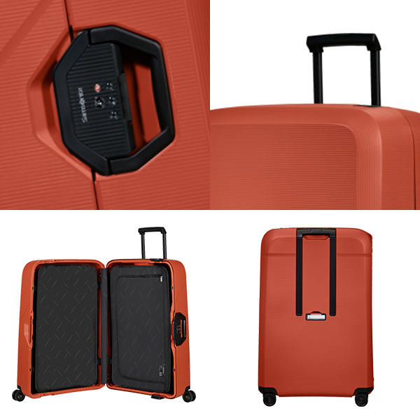 Samsonite スーツケース Magnum Eco Spinner マグナムエコ スピナー 81cm メープルオレンジ 139848-0557【他商品と同時購入不可】