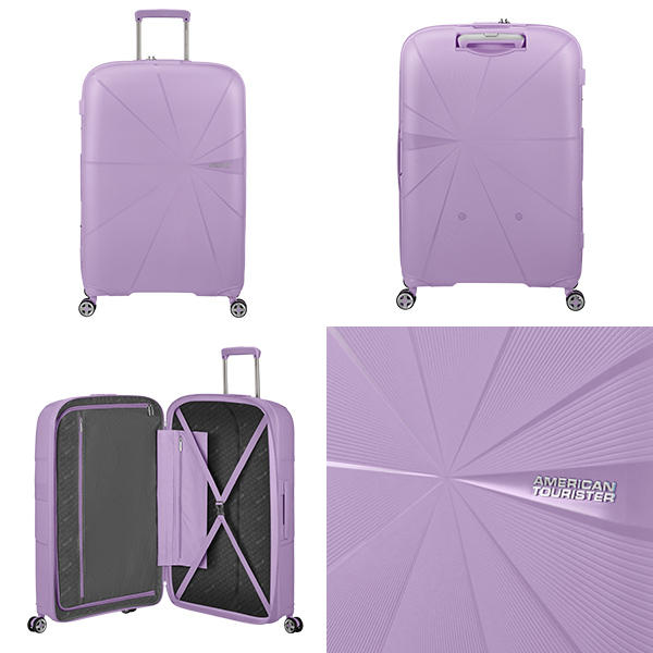 Samsonite スーツケース American Tourister STARVIBE Spinner アメリカンツーリスター スターバイブ スピナー 77cm EXP デジタルラベンダー 146372-A035【他商品と同時購入不可】