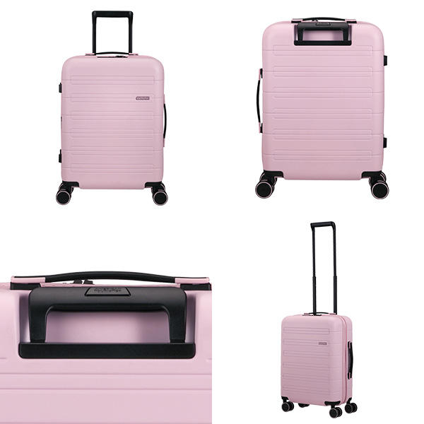 Samsonite スーツケース American Tourister NOVASTREAM Spinner アメリカンツーリスター ノヴァストリーム スピナー 55cm EXP ソフトピンク 139275-5103