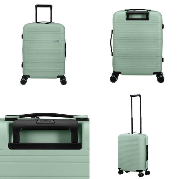 Samsonite スーツケース American Tourister NOVASTREAM Spinner アメリカンツーリスター ノヴァストリーム スピナー 55cm EXP ノマドグリーン 139275-E593