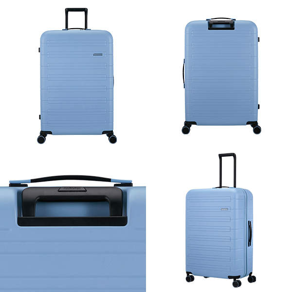 Samsonite スーツケース American Tourister NOVASTREAM Spinner アメリカンツーリスター ノヴァストリーム スピナー 77cm EXP パステルブルー 139277-8365【他商品と同時購入不可】