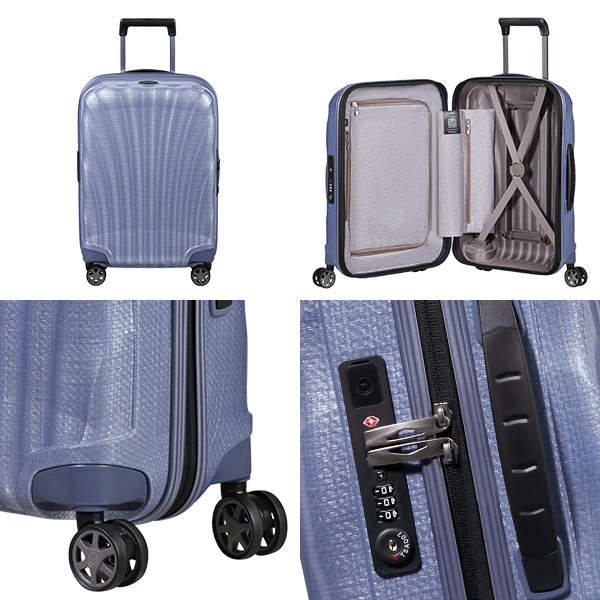 Samsonite スーツケース C-LITE Spinner シーライト スピナー 55cm EXP ラベンダー 134679-1491