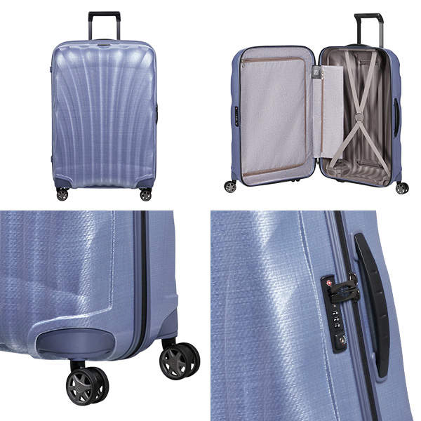 Samsonite スーツケース C-LITE Spinner シーライト スピナー 75cm ラベンダー 122861-1491
