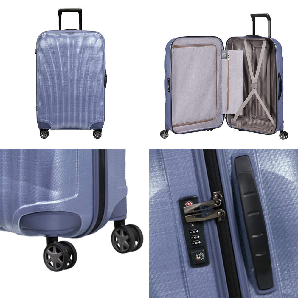 Samsonite スーツケース C-LITE Spinner シーライト スピナー 69cm ラベンダー 122860-1491