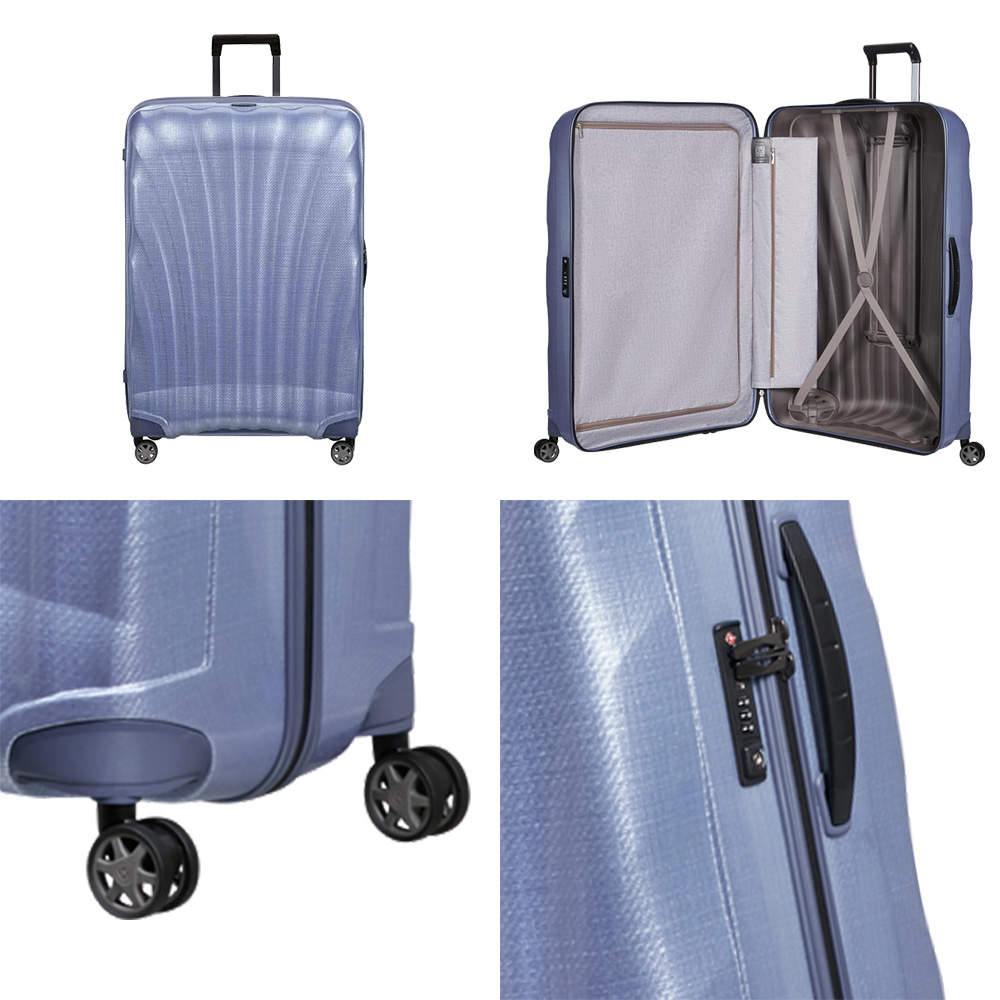 Samsonite スーツケース C-LITE Spinner シーライト スピナー 81cm ラベンダー 122862-1491【他商品と同時購入不可】