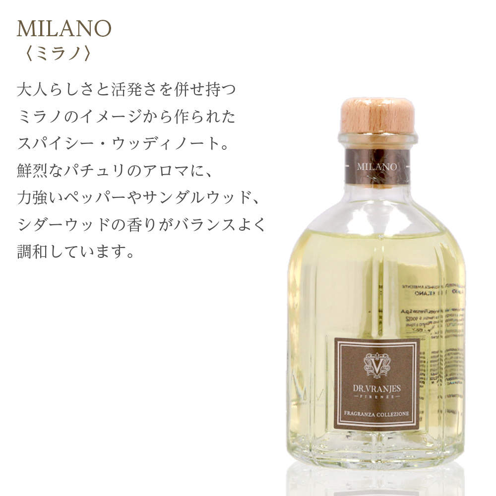 ドットール・ヴラニエス ディフューザー MILANO ミラノ 250ml DR.VRANJES