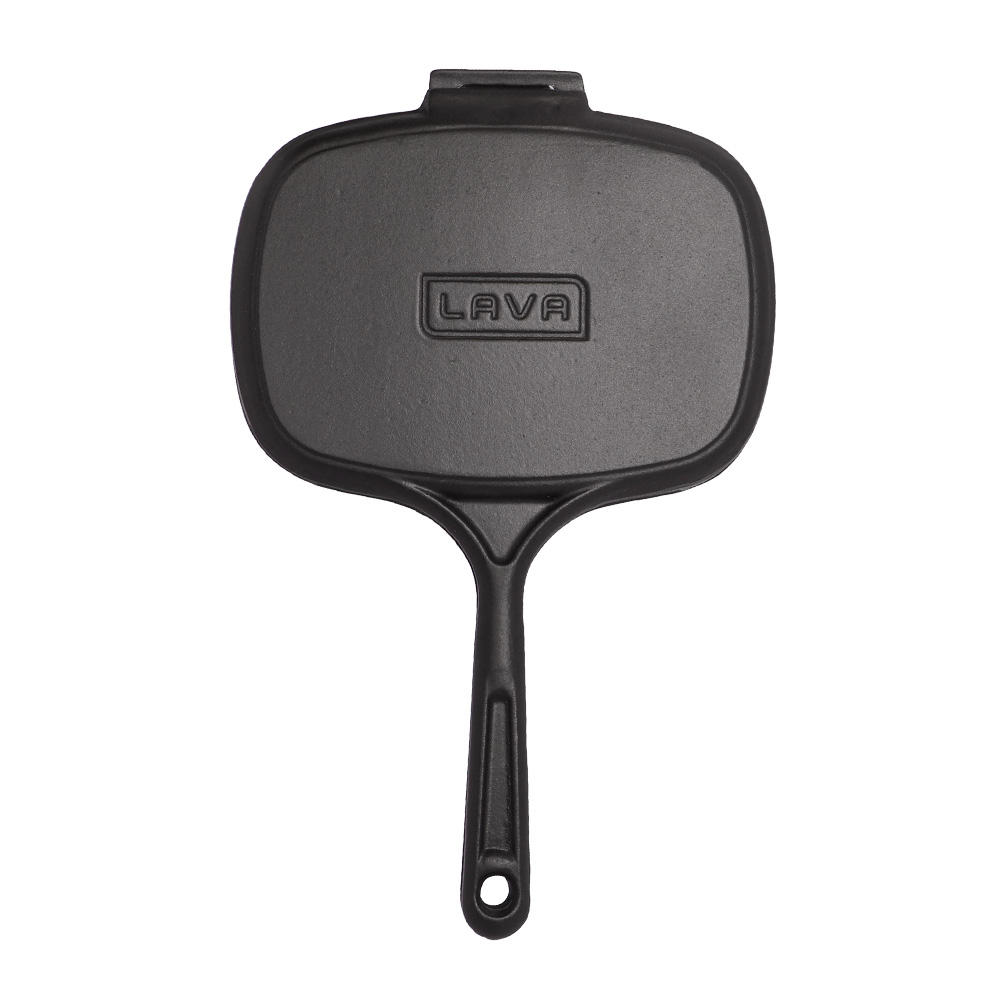 LAVA 鋳鉄ホーロー ホットサンドトースター ECO Black LV0023