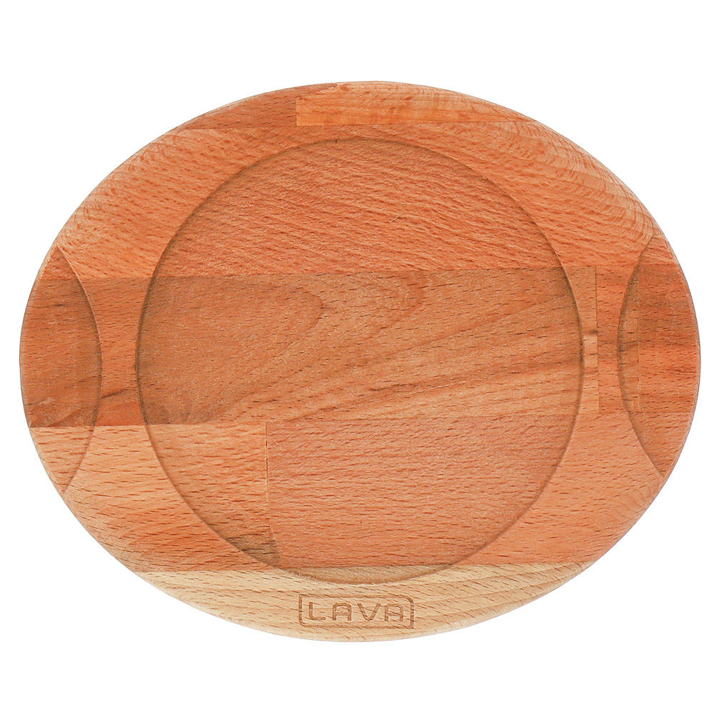 【ポイント20倍】LAVA 木製ラウンドキャセロールトリベット 10cm用 LV0059