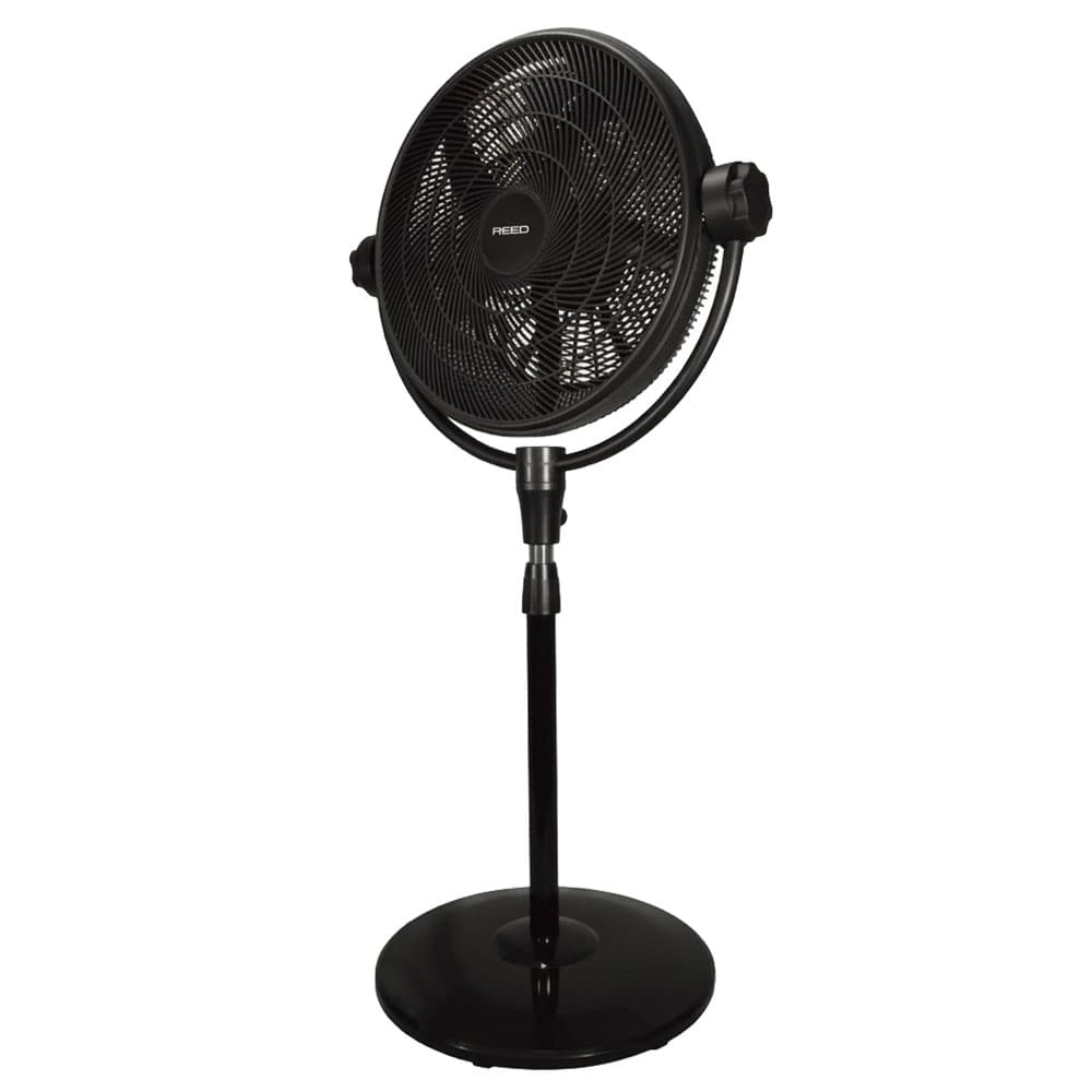 法人様限定、個人宅配送不可 扇風機 ReeD メカ式スタンドファン 50cm ブラック RD-YFS500-B