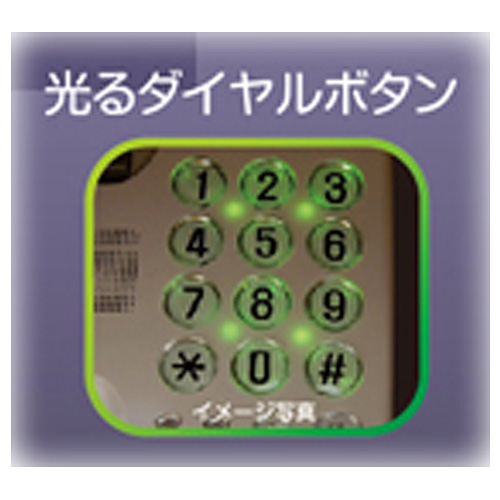 カシムラ ホームテレホン シンプルフォン 電話機 停電時使用可能 ホワイト SS-07