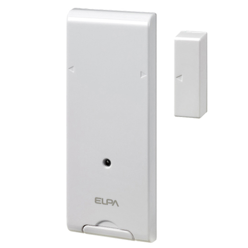【法人様限定セット、個人宅配送不可】 ELPA ワイヤレスチャイム ドア開閉センサー送信器 7個 EWS-P34
