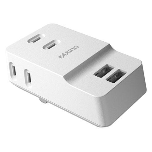 多摩電子 スマホ用ACタップ＆USB 3＋2 ホワイト TSK05UW