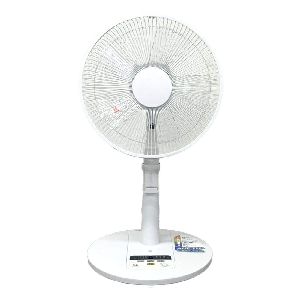 CS 扇風機 リビング扇 リモコン式 室温センサー付 ホワイト CSKF-S325R