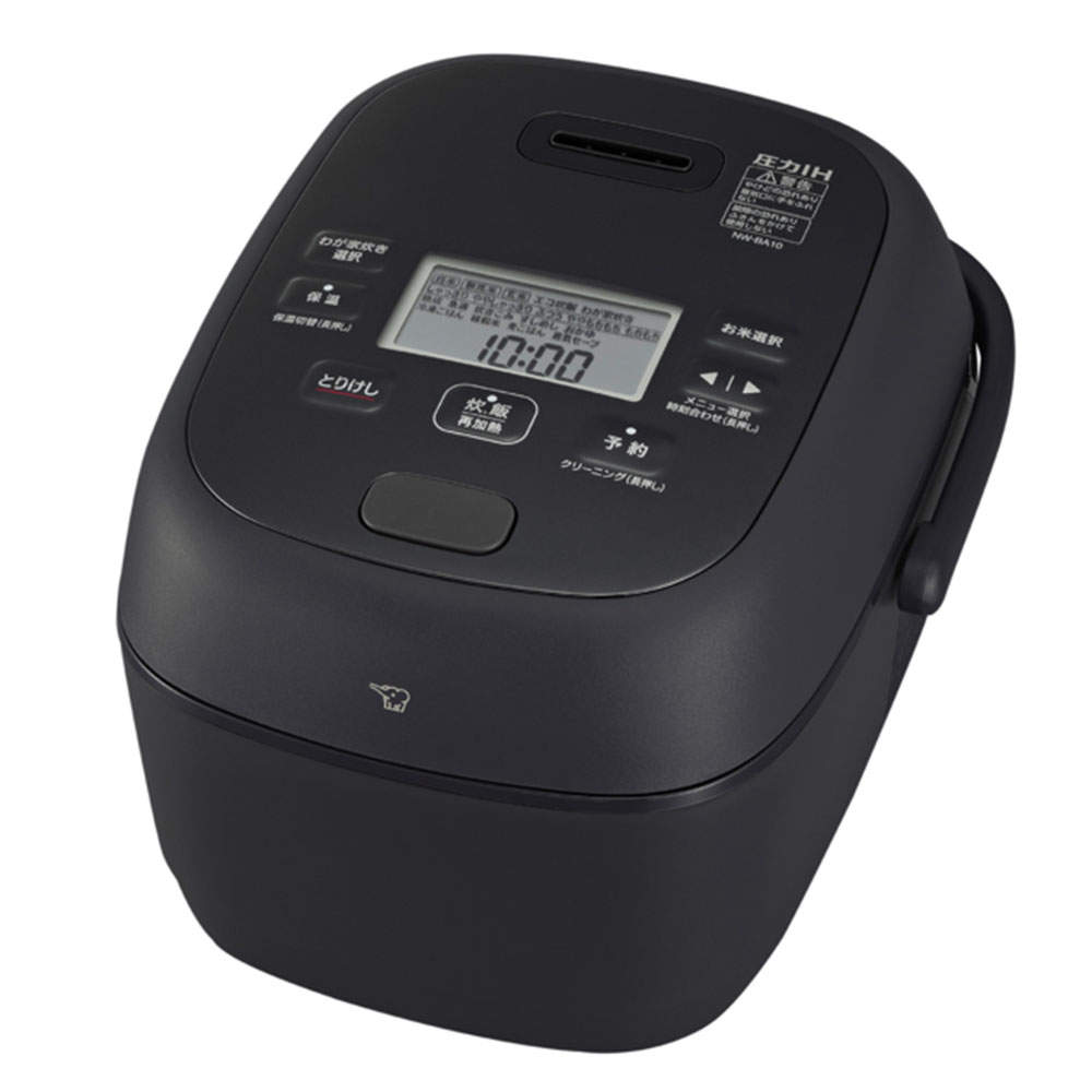 象印マホービン 炊飯器 豪熱大火力 圧力IH炊飯ジャー 5.5合 ブラック NW-BA10-BA