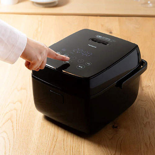 ツインバード 炊飯器 IH炊飯ジャー 3合 ブラック RM-D793B