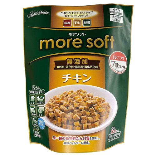 ペティオ Add.Mate more soft チキン シニア 7歳以上用 600g×4個