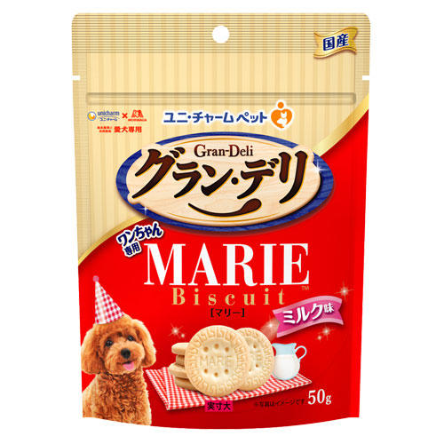 ユニ・チャーム グラン・デリ ワンちゃん専用 マリービスケット ミルク味 50g×3個