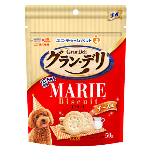 ユニ・チャーム グラン・デリ ワンちゃん専用 マリービスケット チーズ味 50g×3個