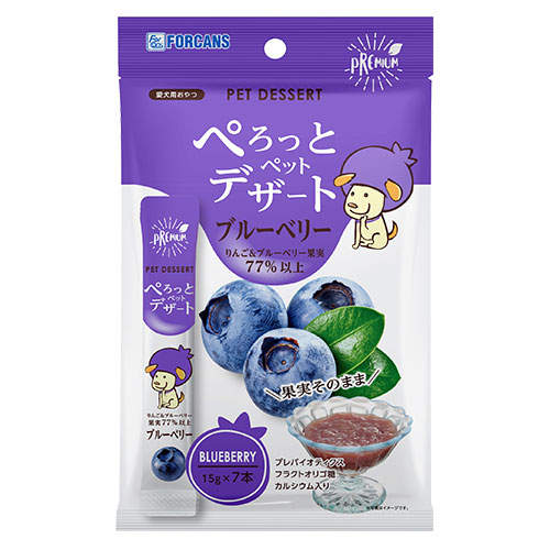 【ゆうパケット配送】【送料弊社負担】FORCANS フォーキャンス ぺろっとペットデザート ブルーベリー 7本×3袋【他商品と同時購入不可】