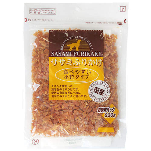 九州ペットフード ササミふりかけ 小粒 お徳用パック 230g×6個