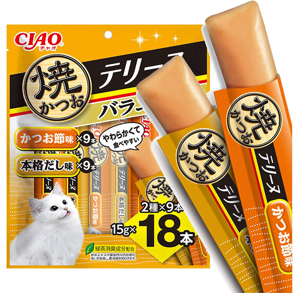 【ポイント10倍】いなば 焼かつお テリーヌ バラエティ 18本入