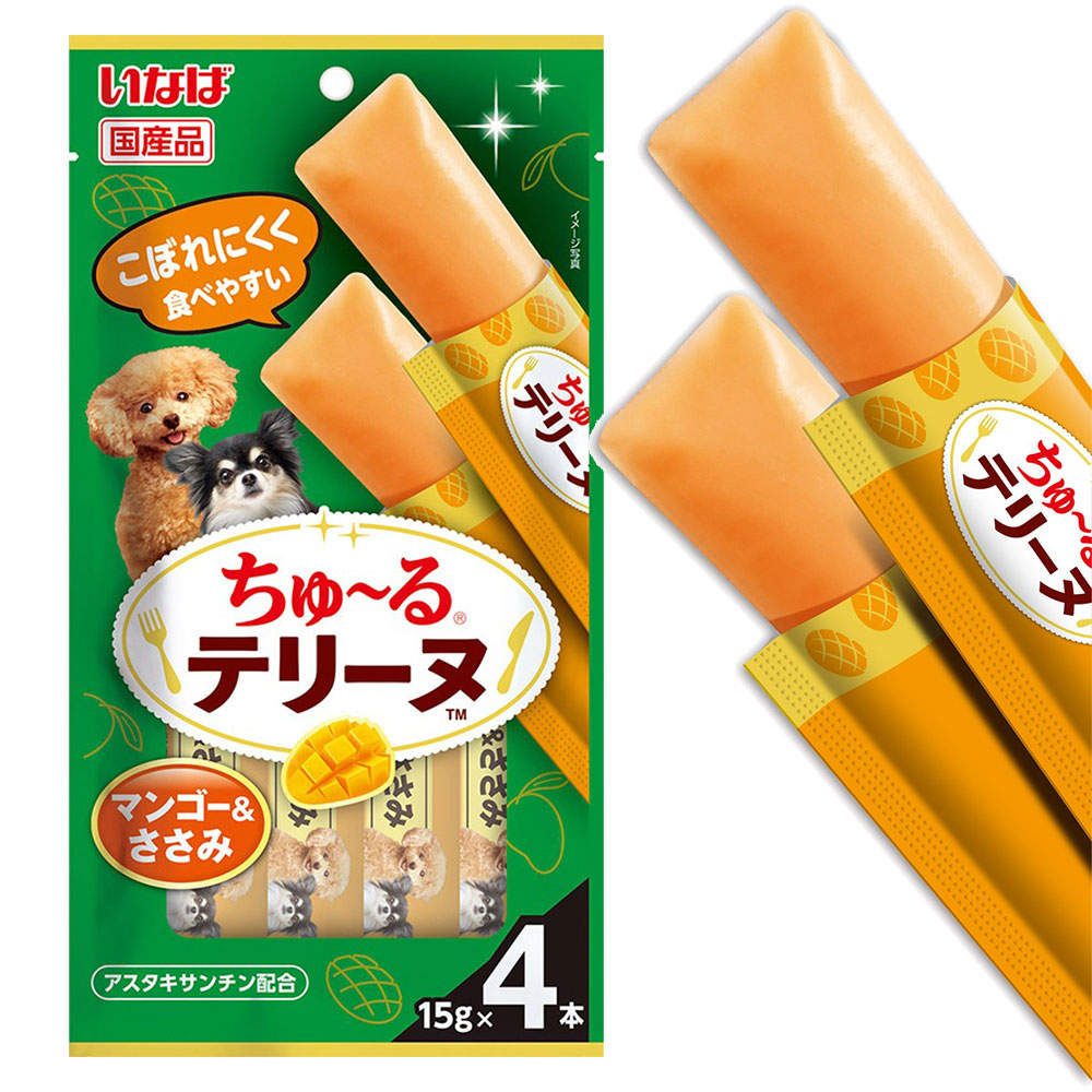 いなば ちゅ～る テリーヌ マンゴー＆ささみ 15g 4本入