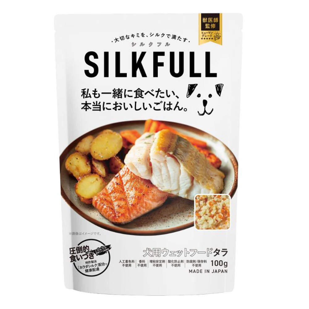 SILKFULL 犬用プレミアムウェットフード タラ 100g