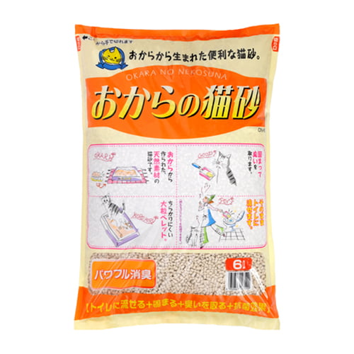 常陸化工 猫砂 おからの猫砂 6L×4袋