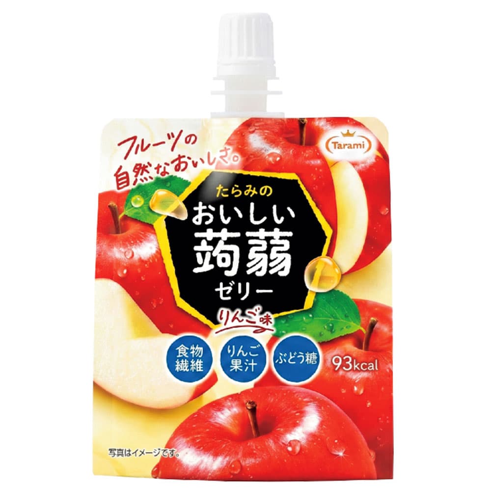 たらみ おいしい蒟蒻ゼリー りんご味 150g 6個