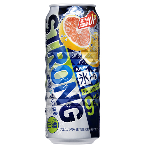 キリン 氷結 ストロング グレープフルーツ 500ml 24缶: 食品・飲料