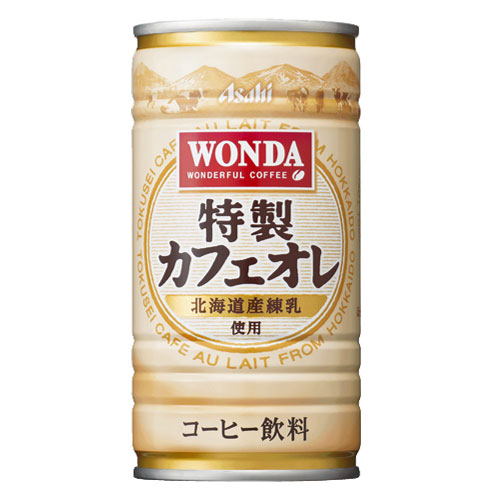 アサヒ飲料 ワンダ 特製カフェオレ 缶 185ml×60缶