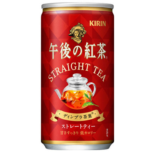 【送料弊社負担】キリン 午後の紅茶 ストレートティー 185g×60缶【他商品と同時購入不可】