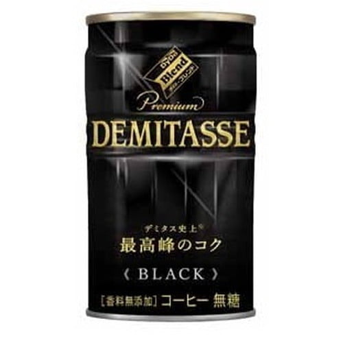 【送料弊社負担】ダイドー デミタス BLACK 150g 60缶【他商品と同時購入不可】