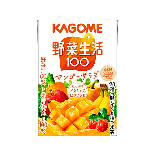 カゴメ 野菜生活100 マンゴーサラダ 100ml×36本