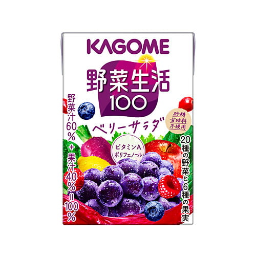 カゴメ 野菜生活100 べリーサラダ 100ml×36本