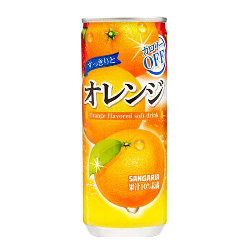 サンガリア すっきりとオレンジ 240g×30缶