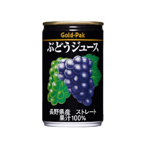 ゴールドパック ぶどうジュース ストレート 160g×20缶