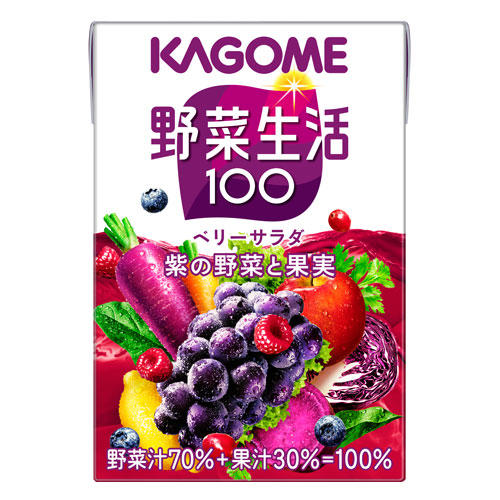 カゴメ 野菜生活100 ベリーサラダ 100ml×30本