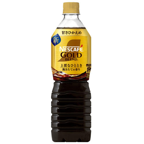 ネスレ ネスカフェ ゴールドブレンド 上質なひととき ボトルコーヒー 甘さひかえめ 900ml×12本