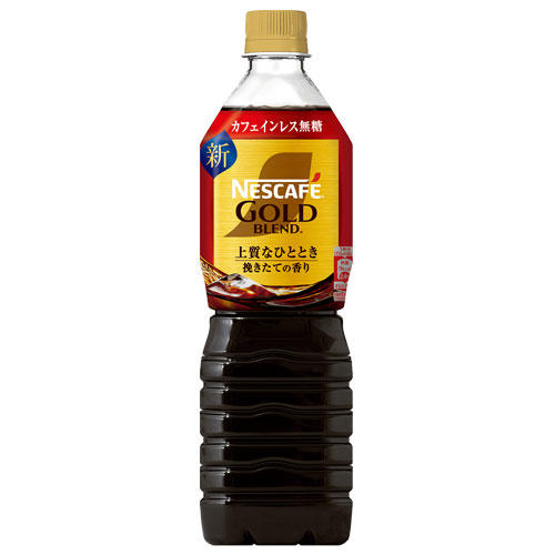 ネスレ ネスカフェ ゴールドブレンド 上質なひととき ボトルコーヒー カフェインレス無糖 900ml×12本