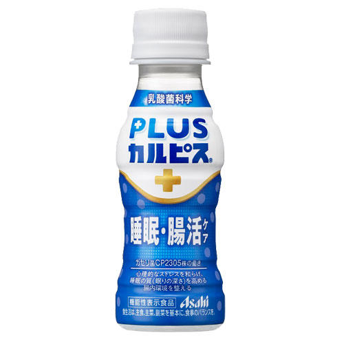 アサヒ飲料 PLUSカルピス 睡眠・腸活ケア 100ml×30本