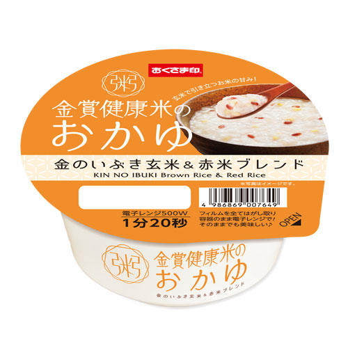 幸南食糧 おくさま印 金賞健康米のおかゆ 金のいぶき玄米＆赤米ブレンド 250g×12個