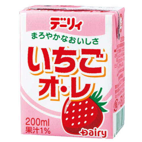 南日本酪農協同 デーリィ いちごオ・レ 200ml×24本